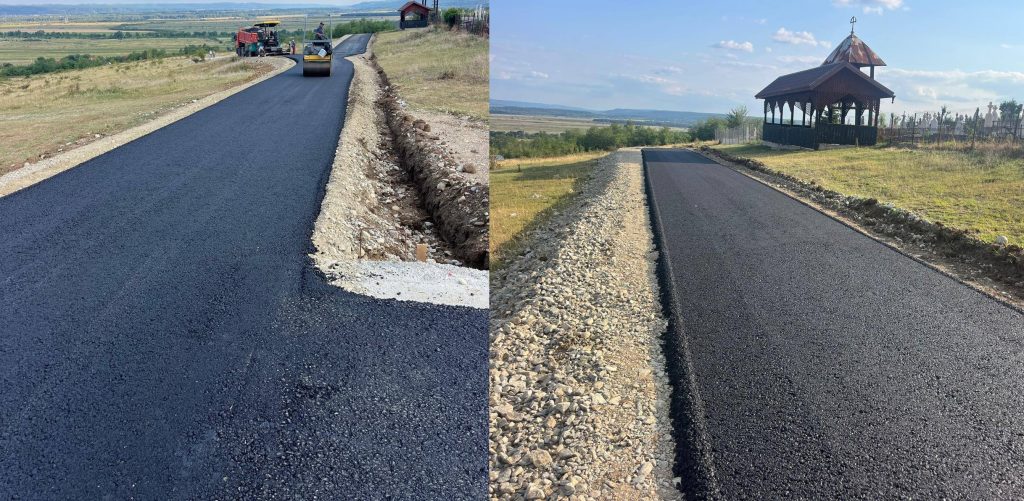 09:00 Continuă asfaltarea drumurilor la Scoarța