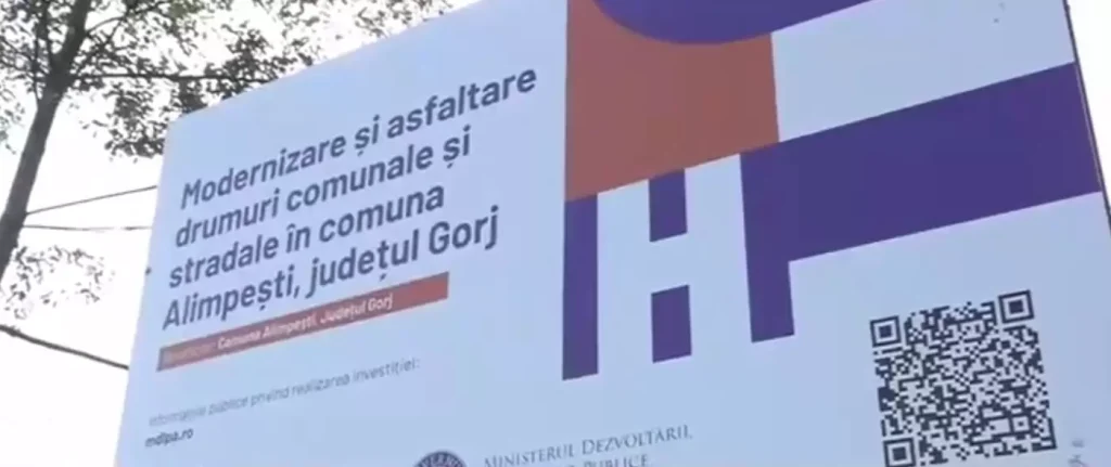 Alimpești: Constructorul și-a luat utilajele și a plecat