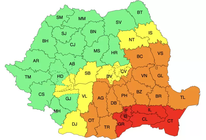 Ciclonul Barbara lovește România