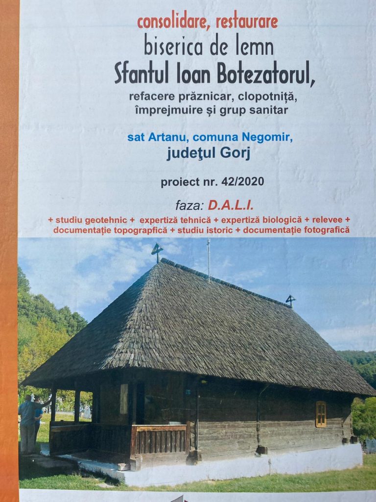 Licitație blocată, la CNI, pentru biserica monument istoric din Negomir. Primar: Vom face lucrările de primă urgență