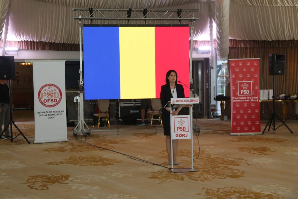 Anca Bordușanu, reconfirmată în funcția de președinte al Organizației Femeilor Social-Democrate Gorj