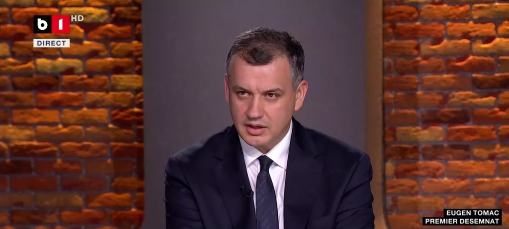 08:30 Eugen Tomac trimite partidelor programul de guvernare